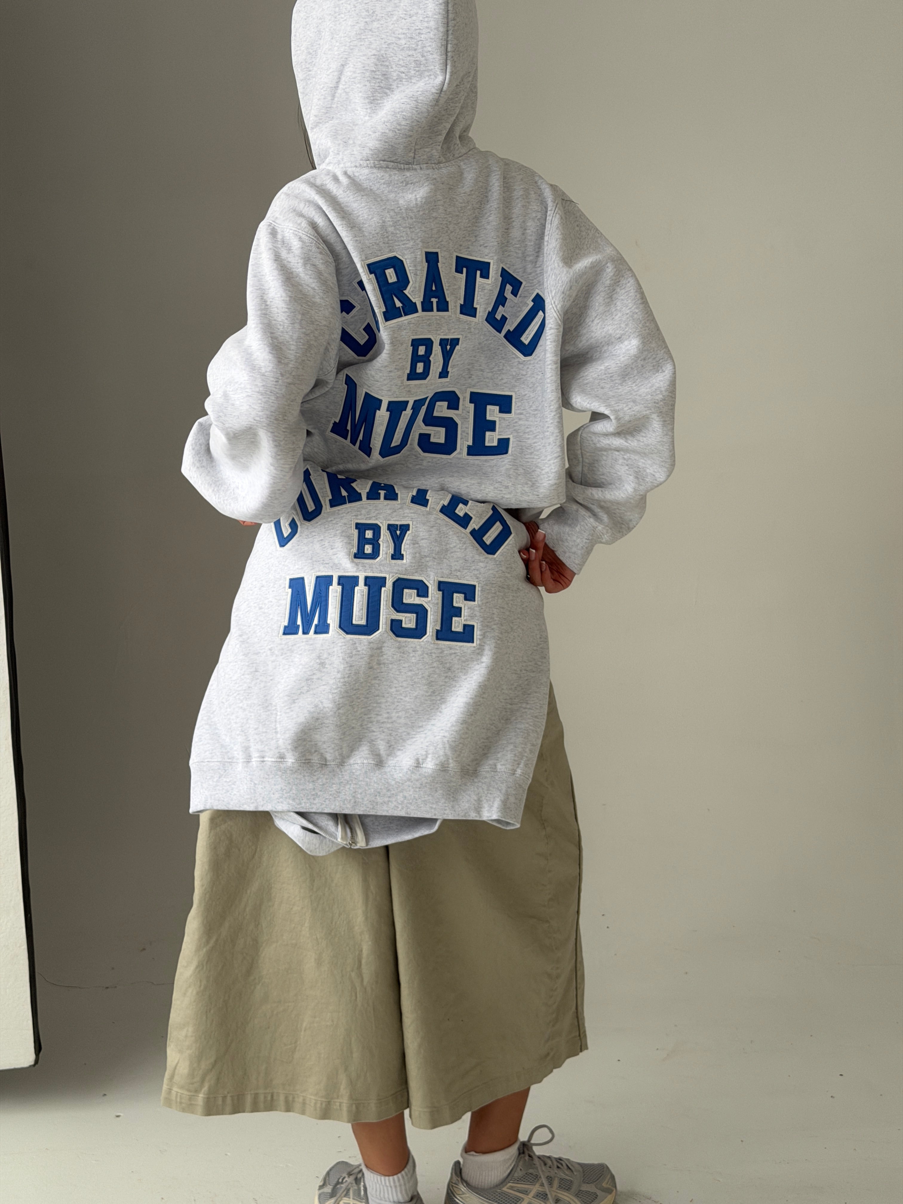 Heavyweight Zip Up - Ash Grey