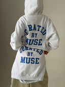 Heavyweight Zip Up - Ash Grey