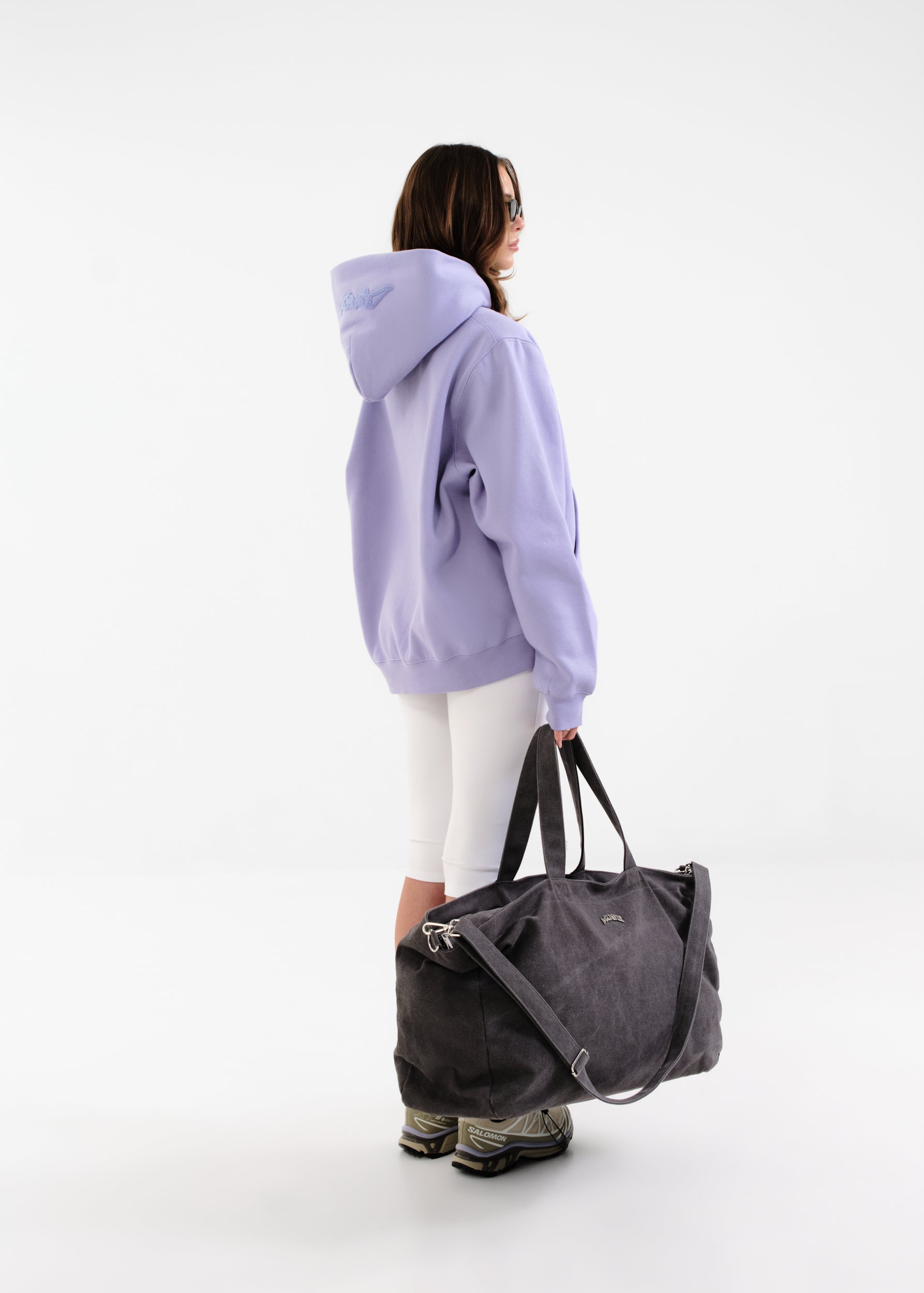 Heavyweight Chenille Hoodie - French Lilac