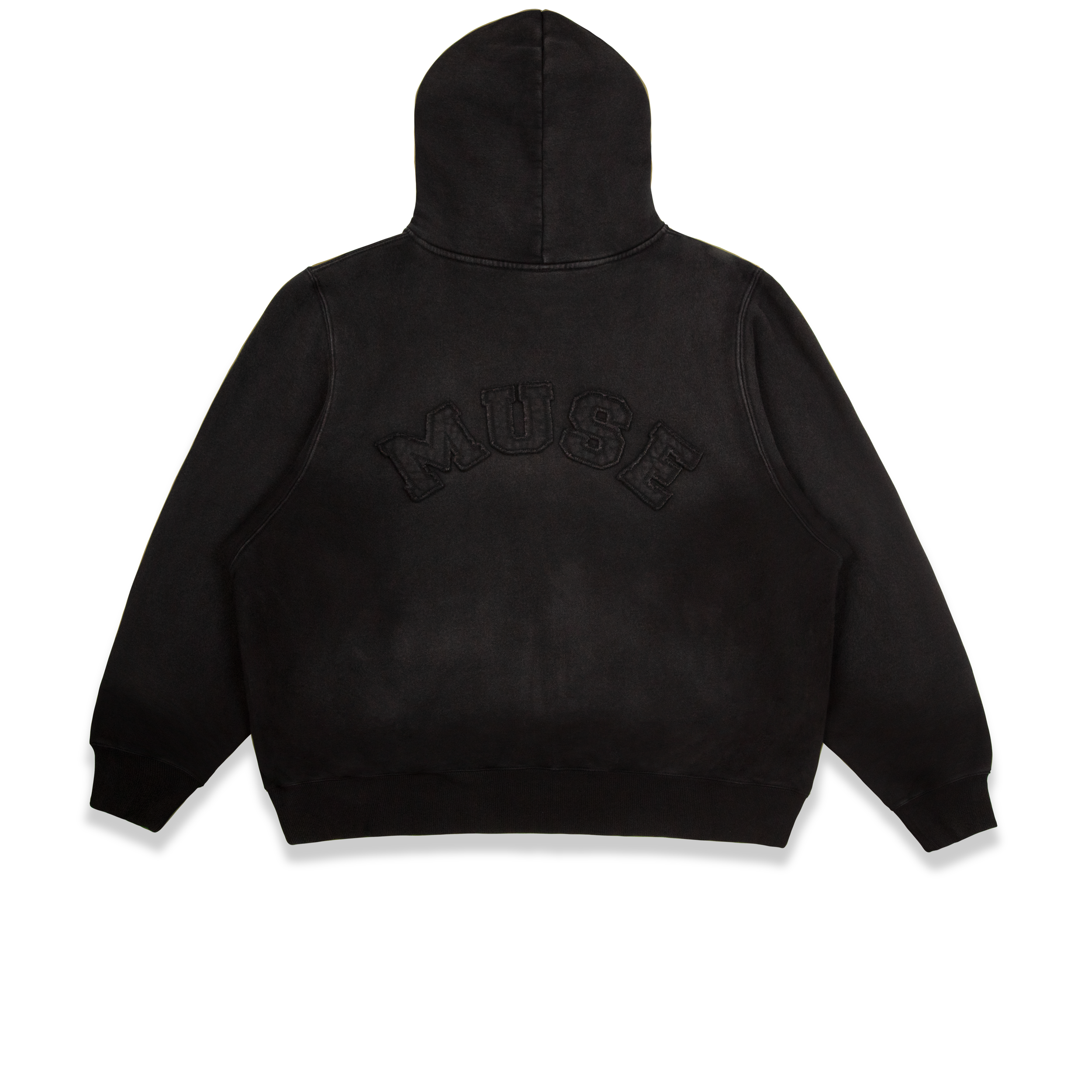 Heavyweight Zip Up - Black Wash