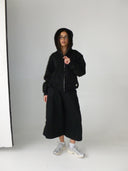 Heavyweight Zip Up - Black