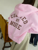 Heavyweight Zip Up - Baby Pink