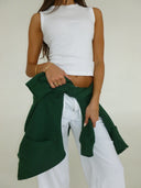 Heavyweight Zip Up - Kelly Green