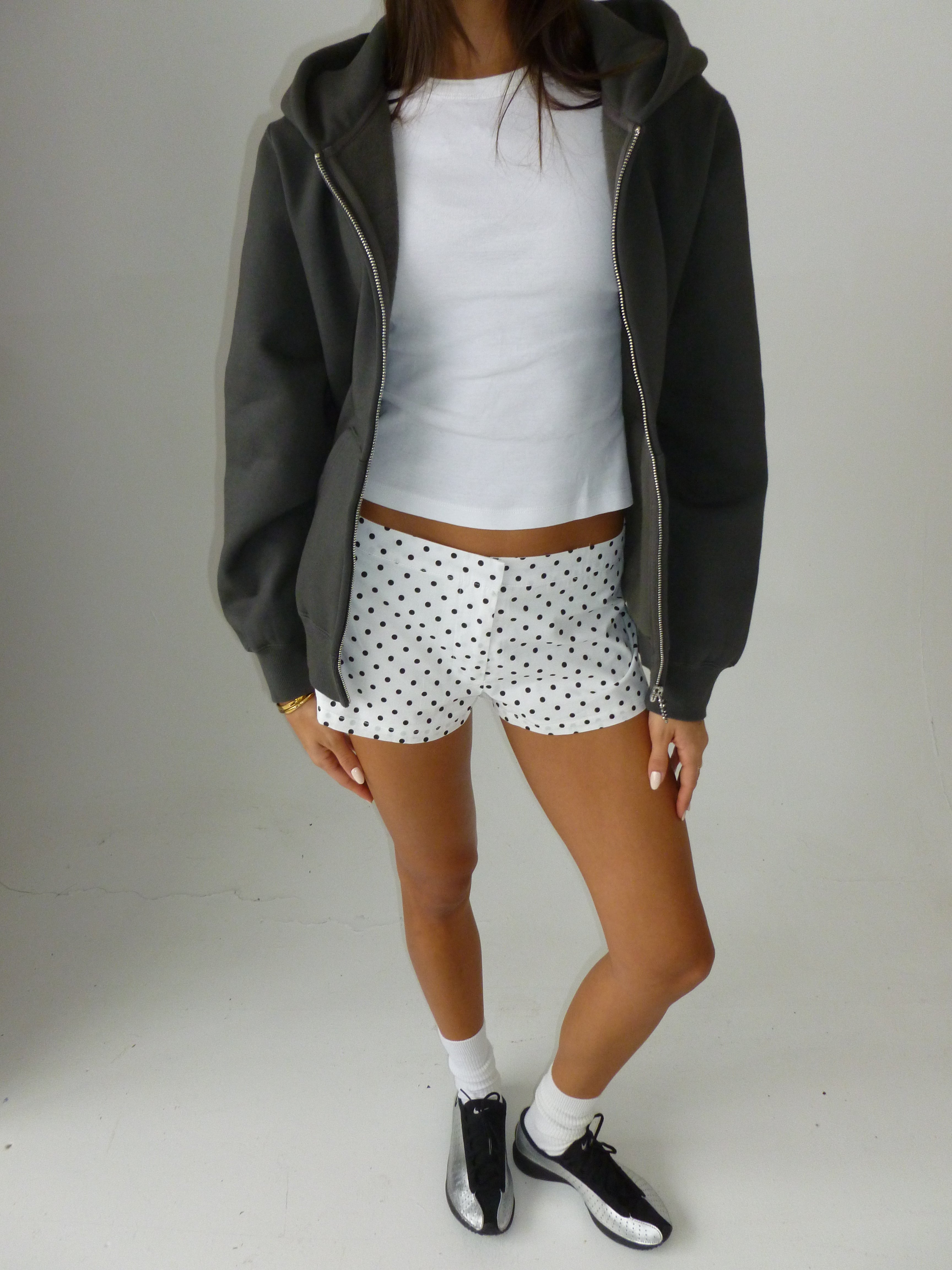 Heavyweight Zip Up - Charcoal