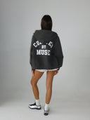 Heavyweight Zip Up - Charcoal