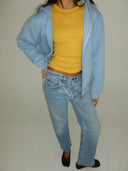 Heavyweight Zip Up - Baby Blue