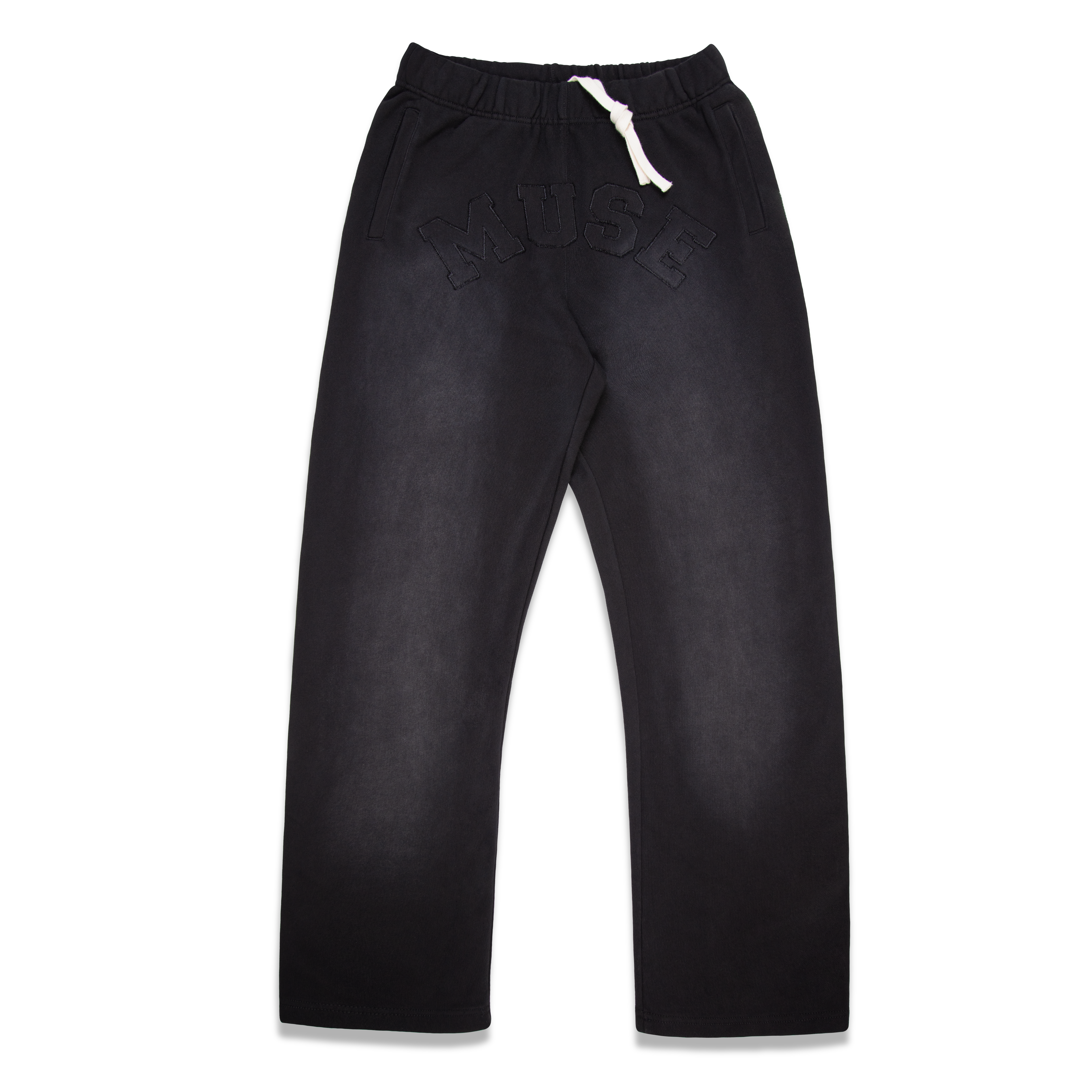 French Terry Pants - Black Ebony