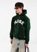 Heavyweight Chenille Hoodie - Green Pine