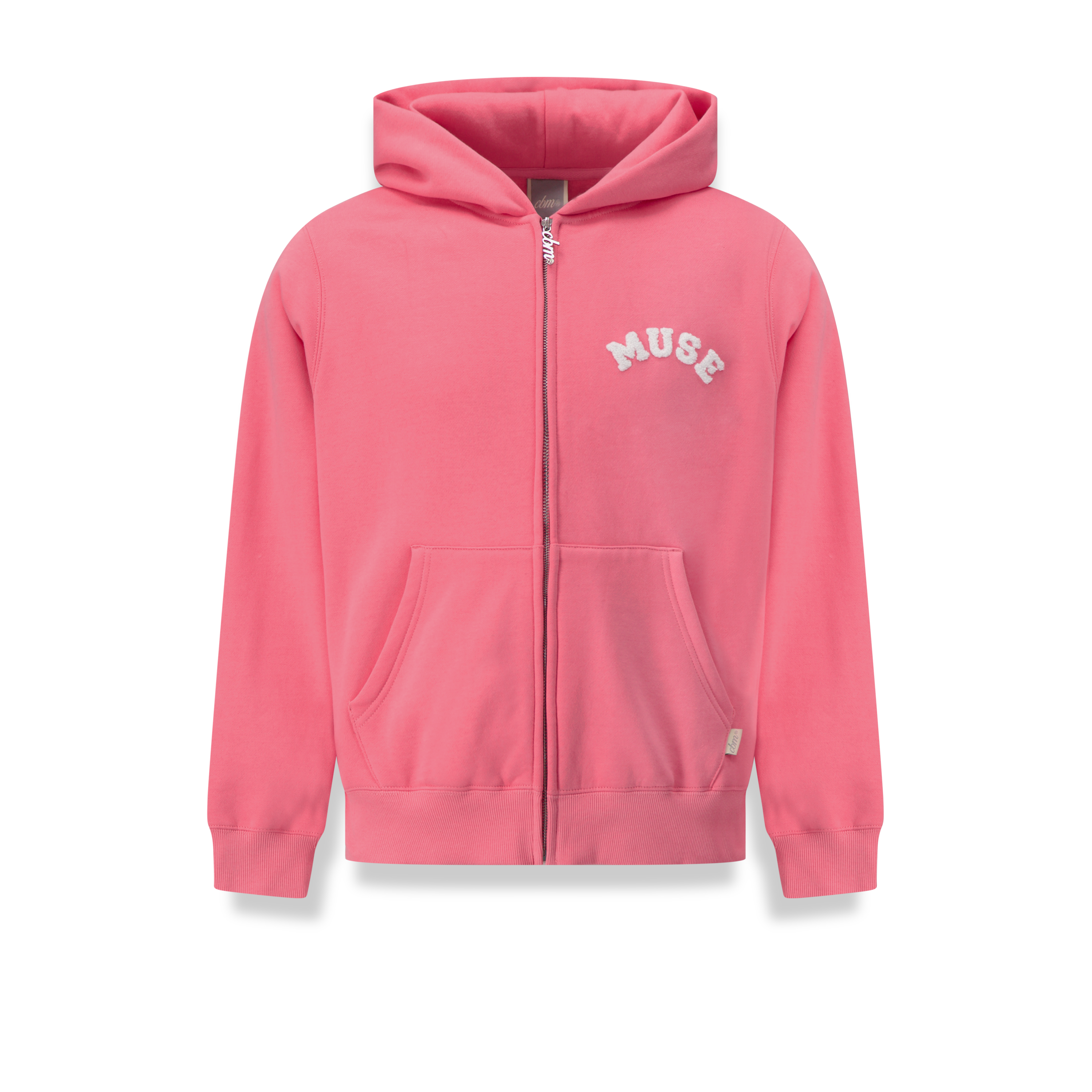 Heavyweight Chenille Zip Up - Blush
