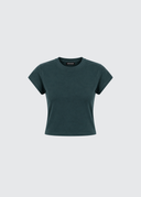 Soft Cotton Mini Tee - Forest