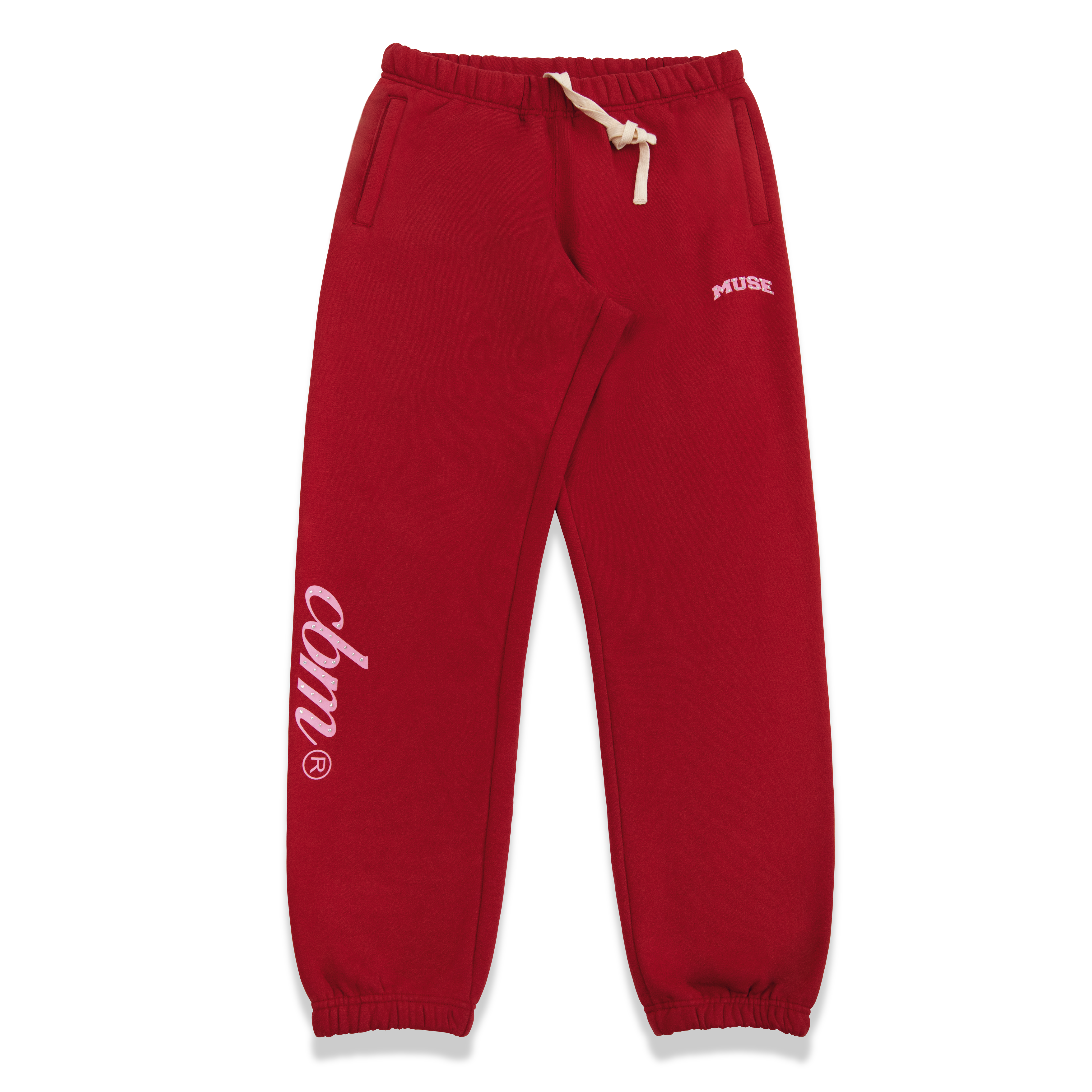 Heavyweight Joggers - Diamond Ruby