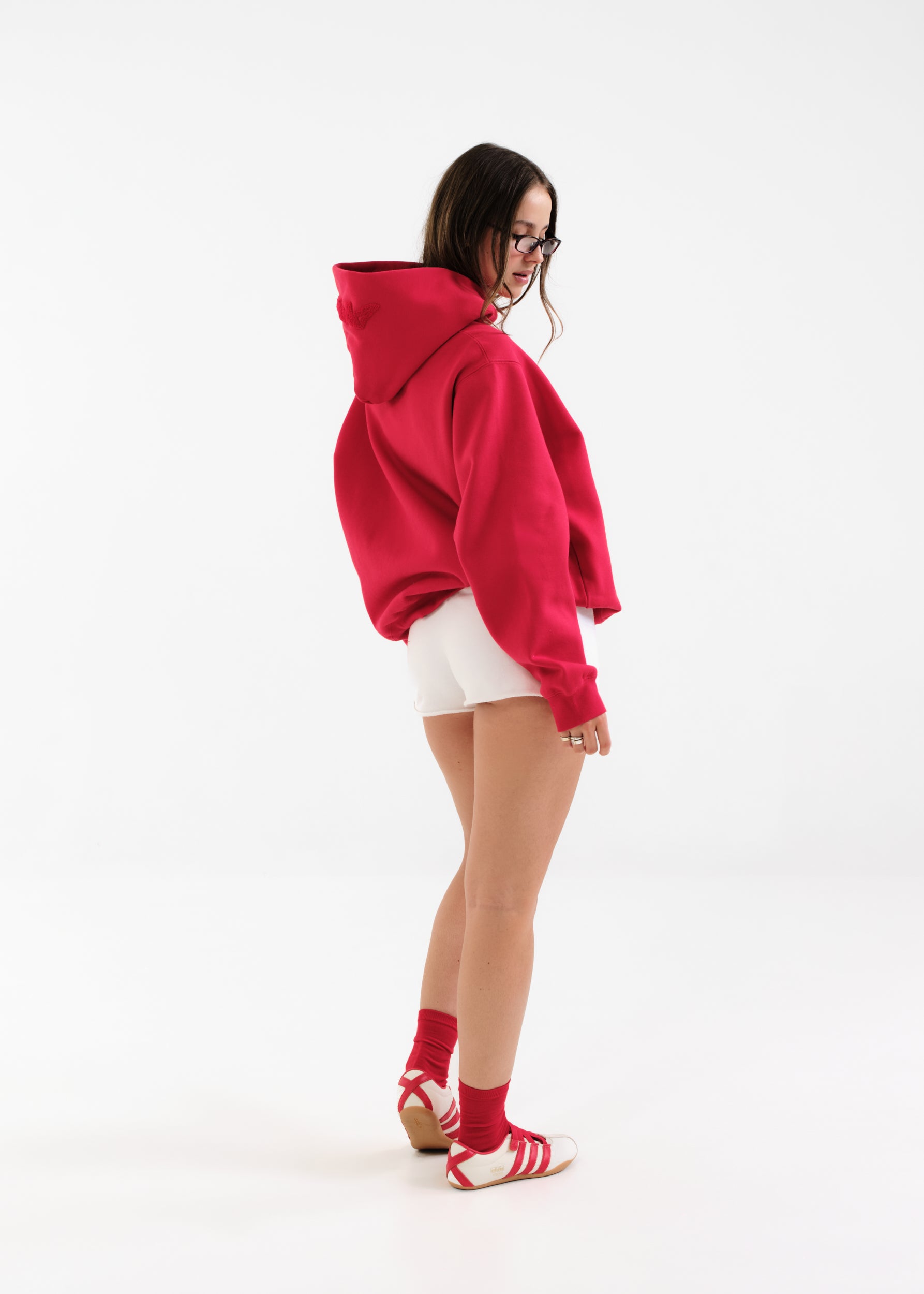 Heavyweight Chenille Hoodie - Strawberry Glaze