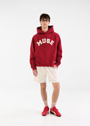 Heavyweight Chenille Hoodie - Ivy Red
