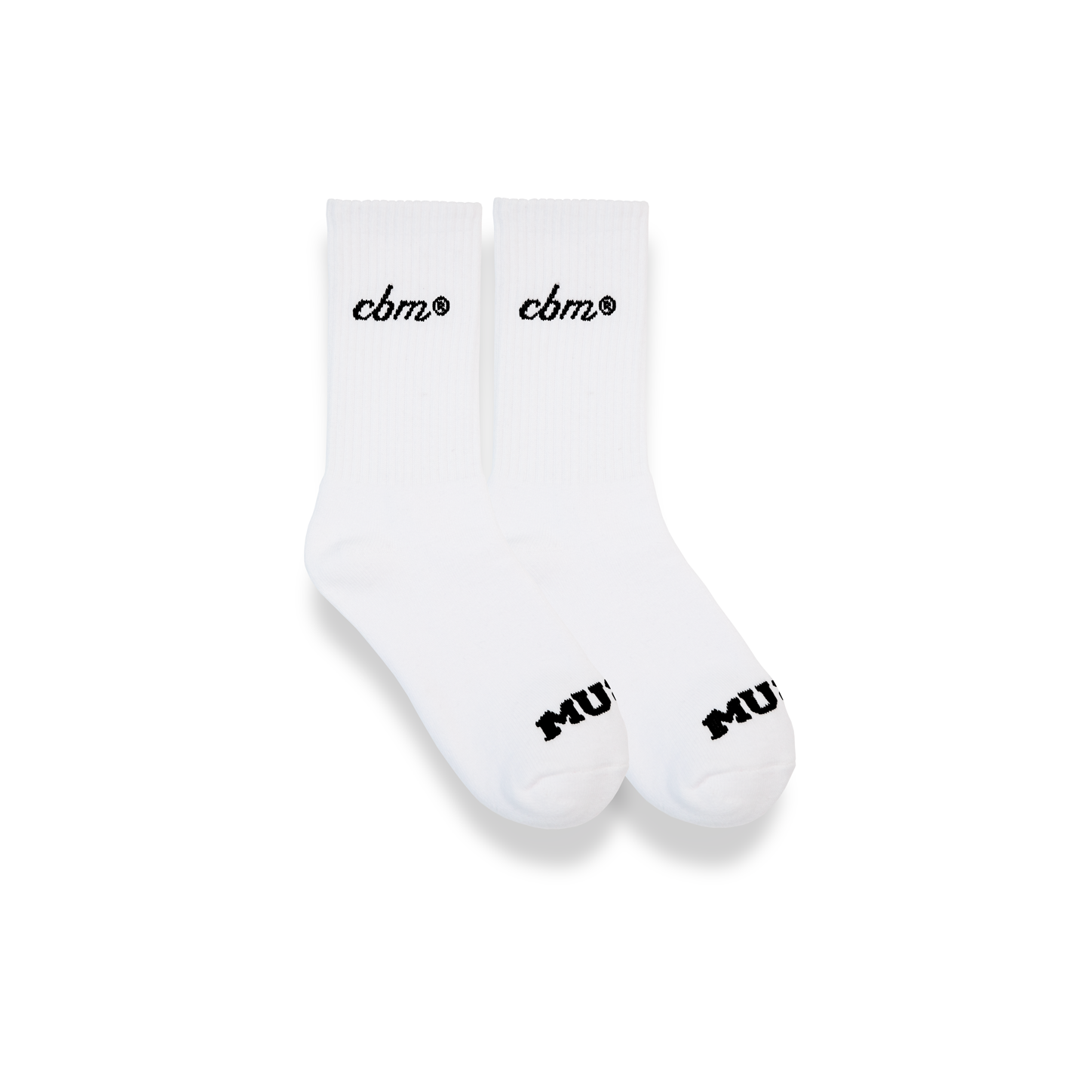 Crew socks 6" - White/Black