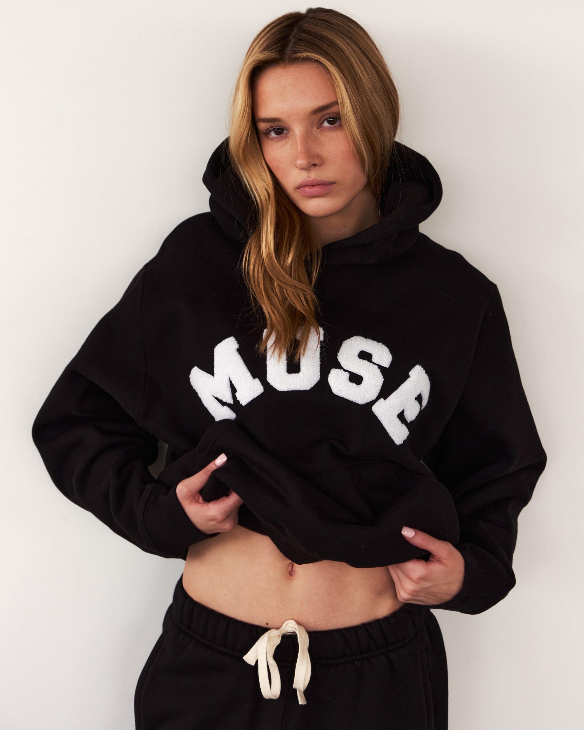 Heavyweight Chenille Hoodie - Midnight