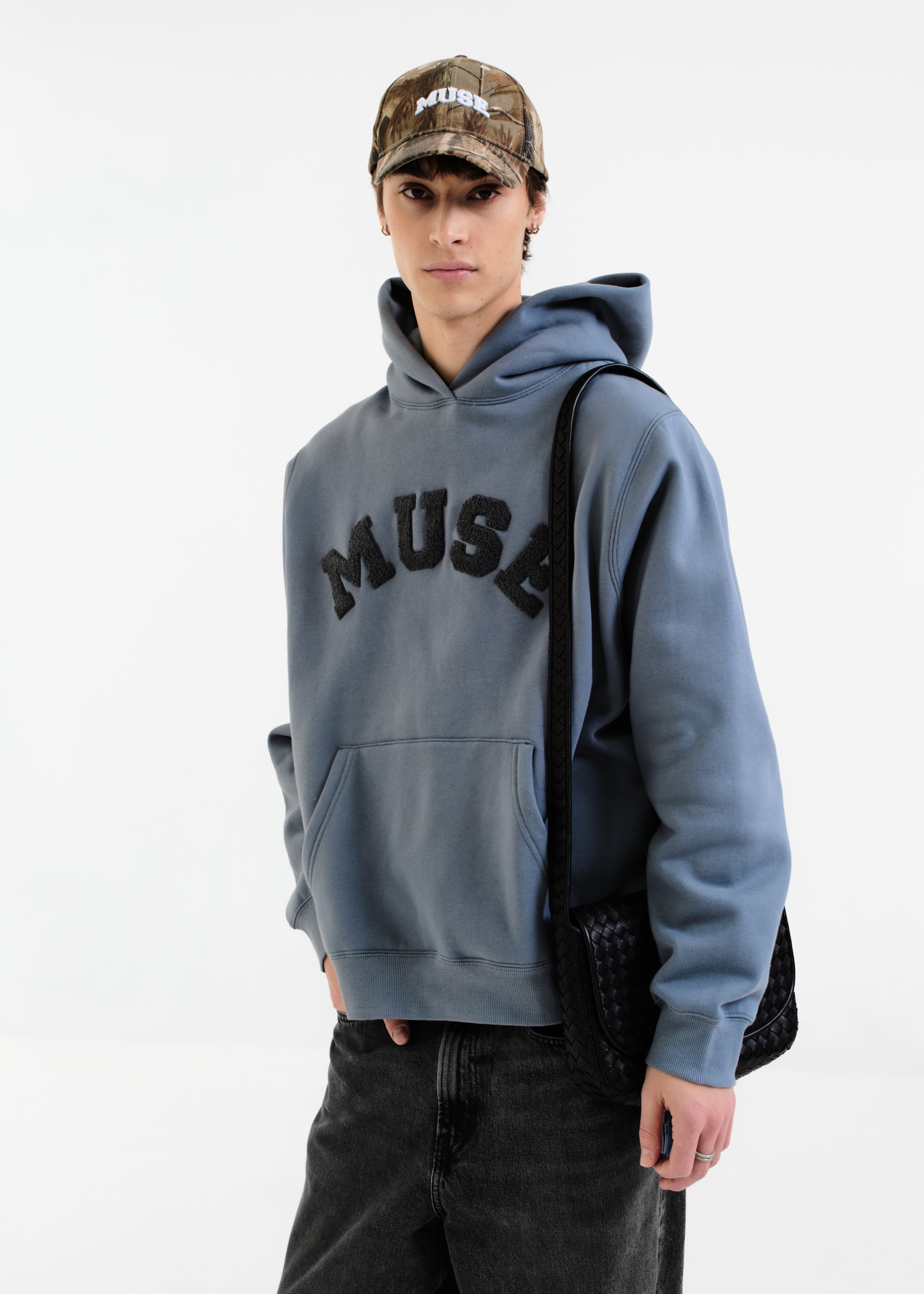 Heavyweight Chenille Hoodie - Indigo