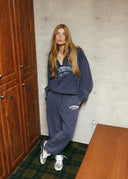 Athletics V-Neck Hoodie - Navy Club
