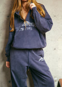 Athletics V-Neck Hoodie - Navy Club