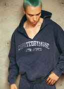 Athletics V-Neck Hoodie - Navy Club