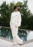 French Terry Hoodie - Bone