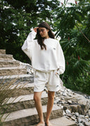 French Terry Shorts - Bone