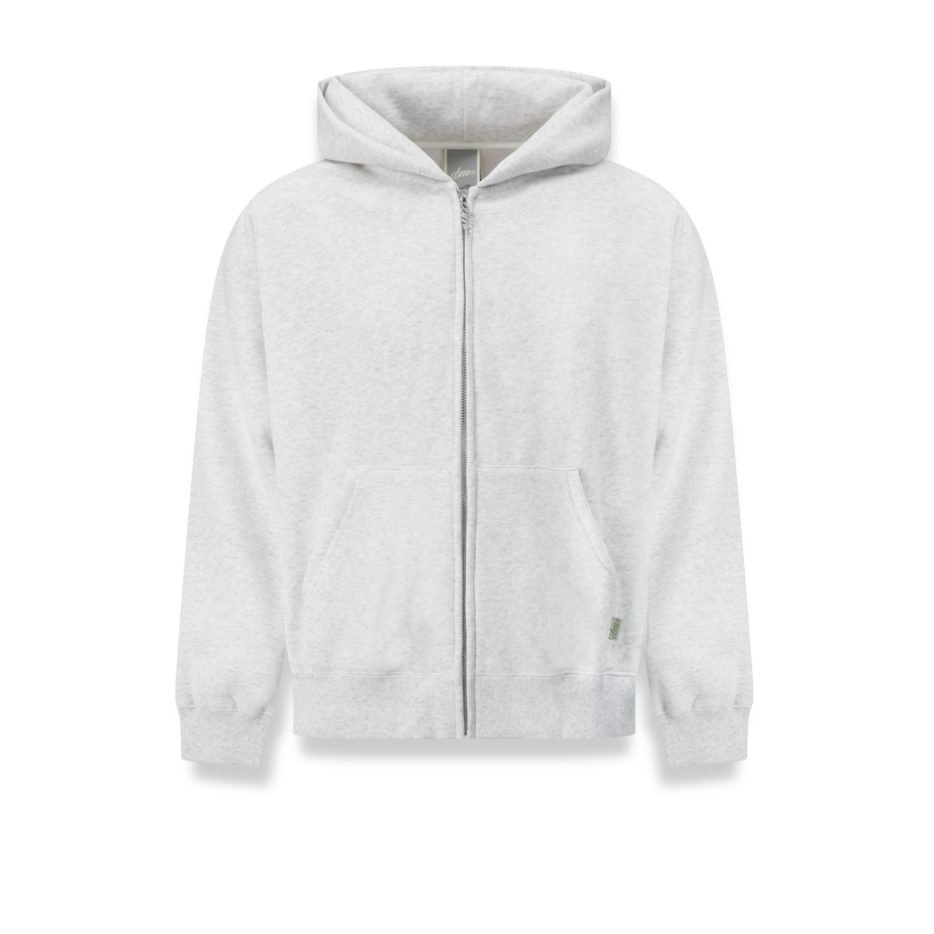 Heavyweight Zip Up - Ash Grey