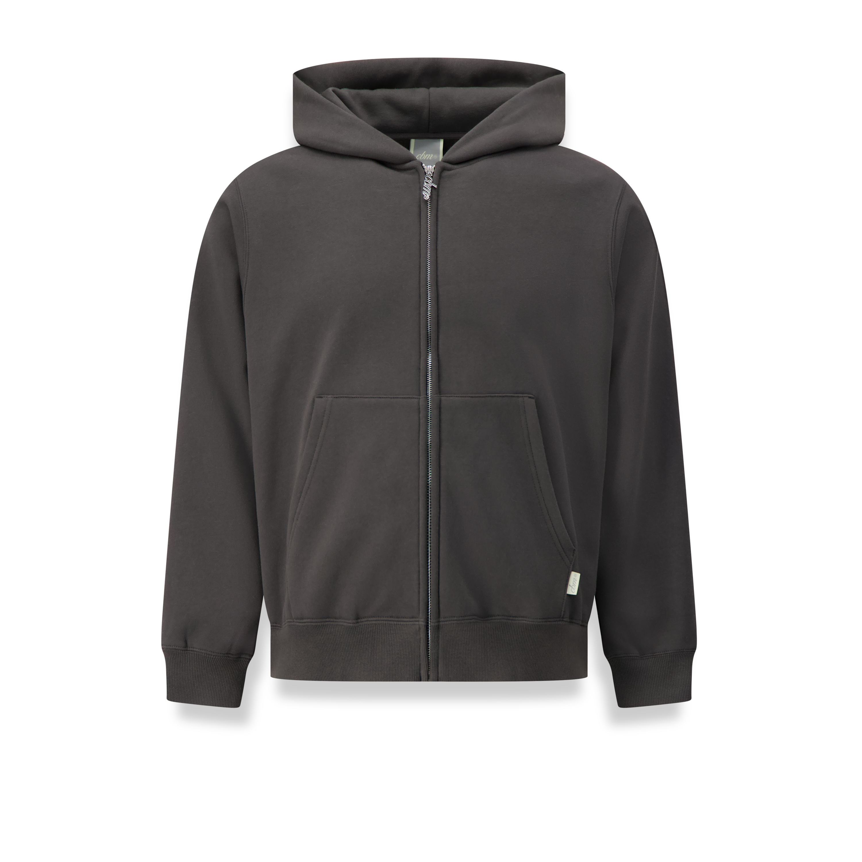 Heavyweight Zip Up - Charcoal