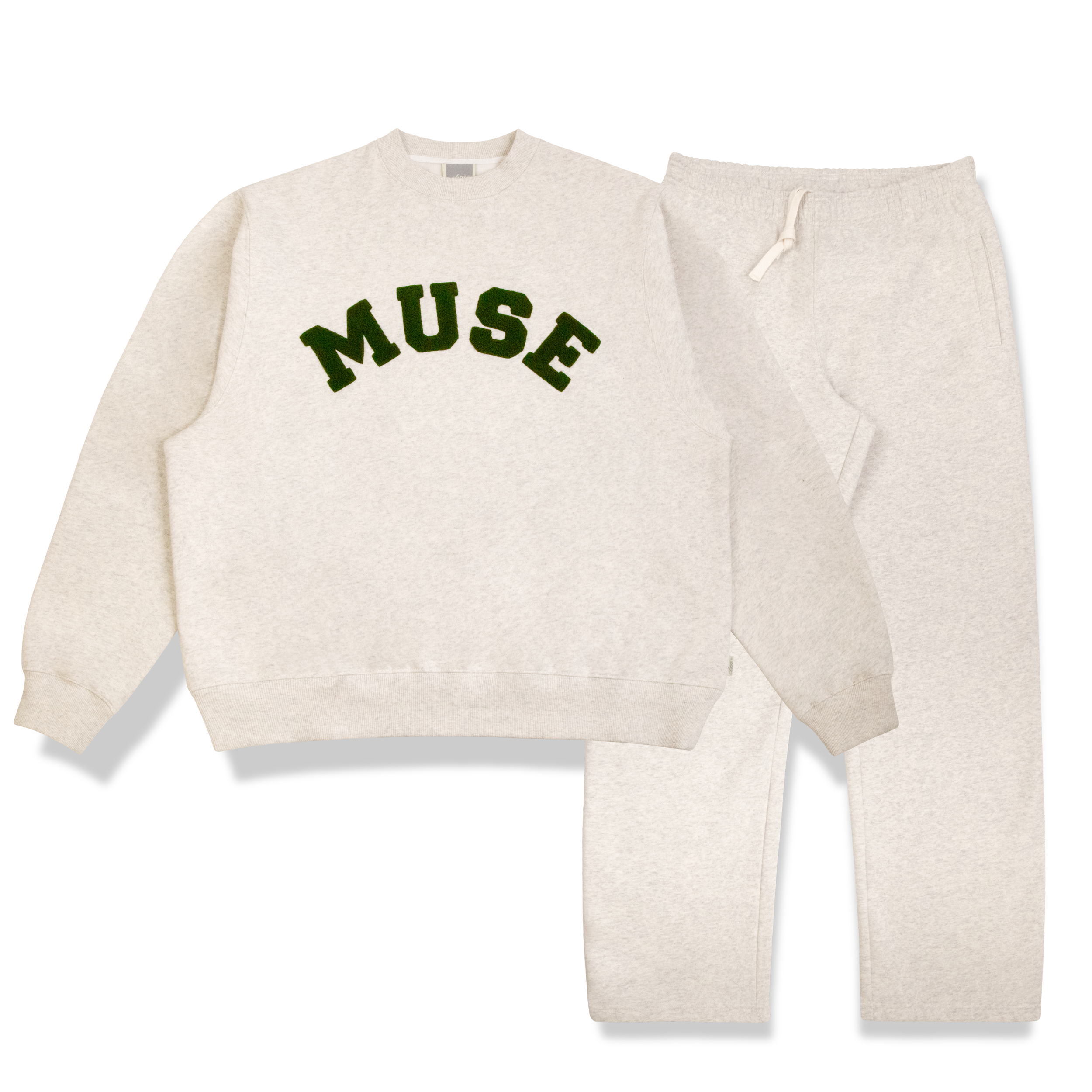 Heavyweight Chenille Sweatshirt Bundle - Alabaster