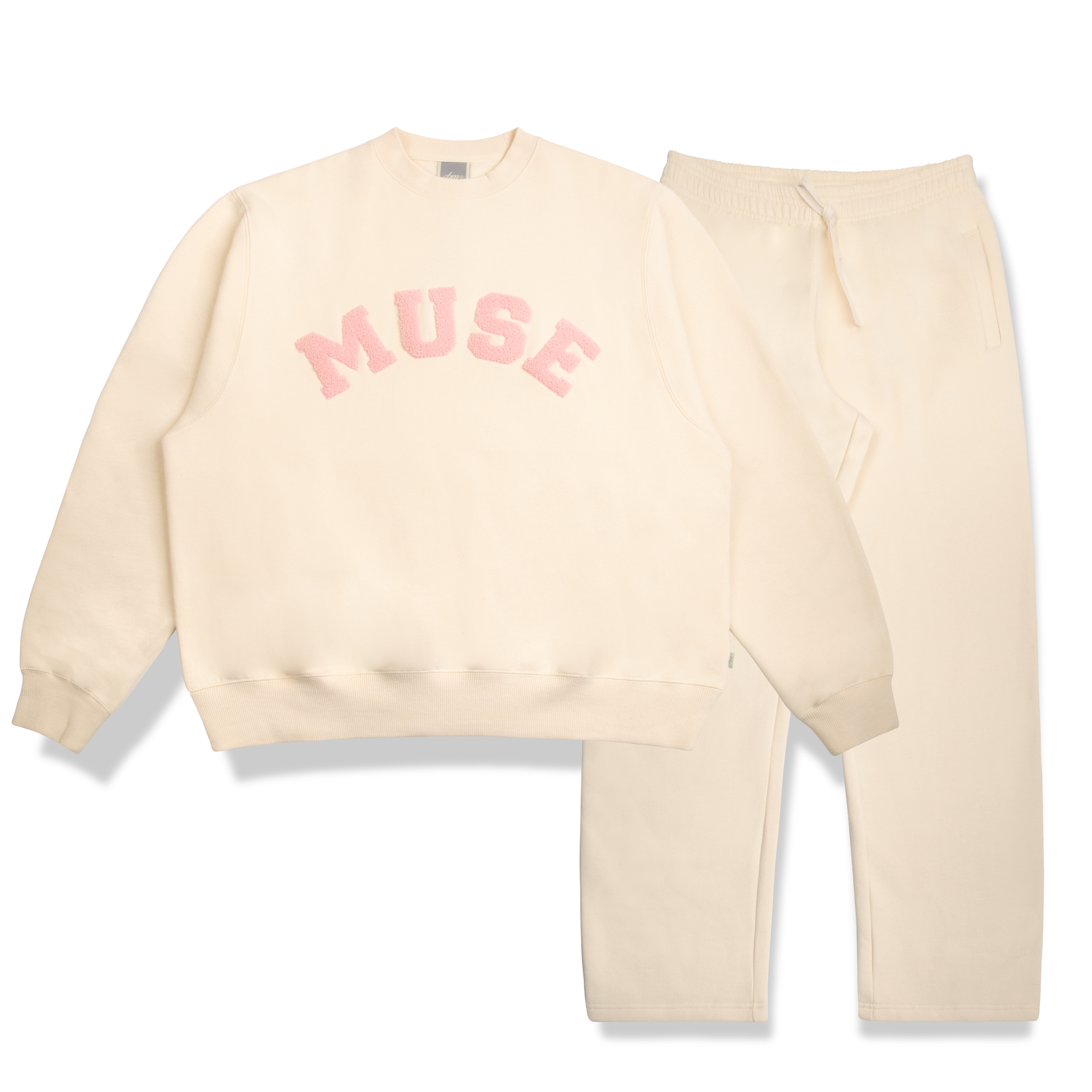 Heavyweight Chenille Sweatshirt Bundle - Porcelain