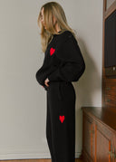 Heavy Knit Bottom - Red Ace