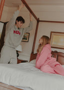 Heavyweight Chenille Zip Up - Blush