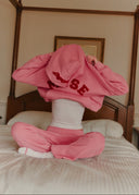 Heavyweight Chenille Hoodie - Blush