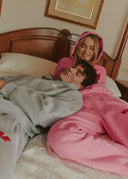 Heavyweight Chenille Straight Joggers - Blush