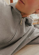 Heavyweight Chenille Zip Up - Dove