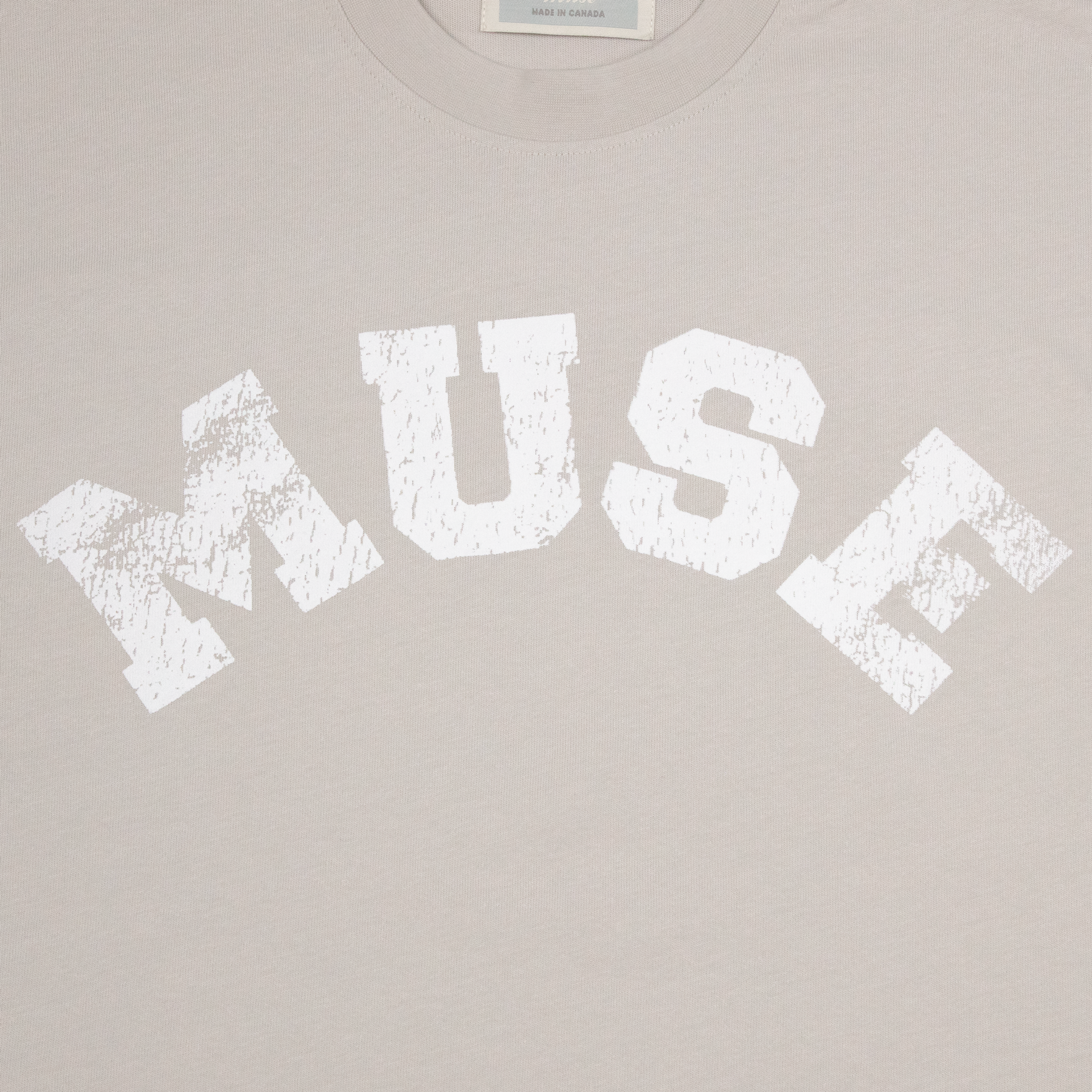 Heavy T-shirt - Nude Cream