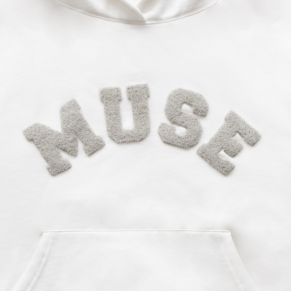 Heavyweight Chenille Hoodie - Sweet Milky