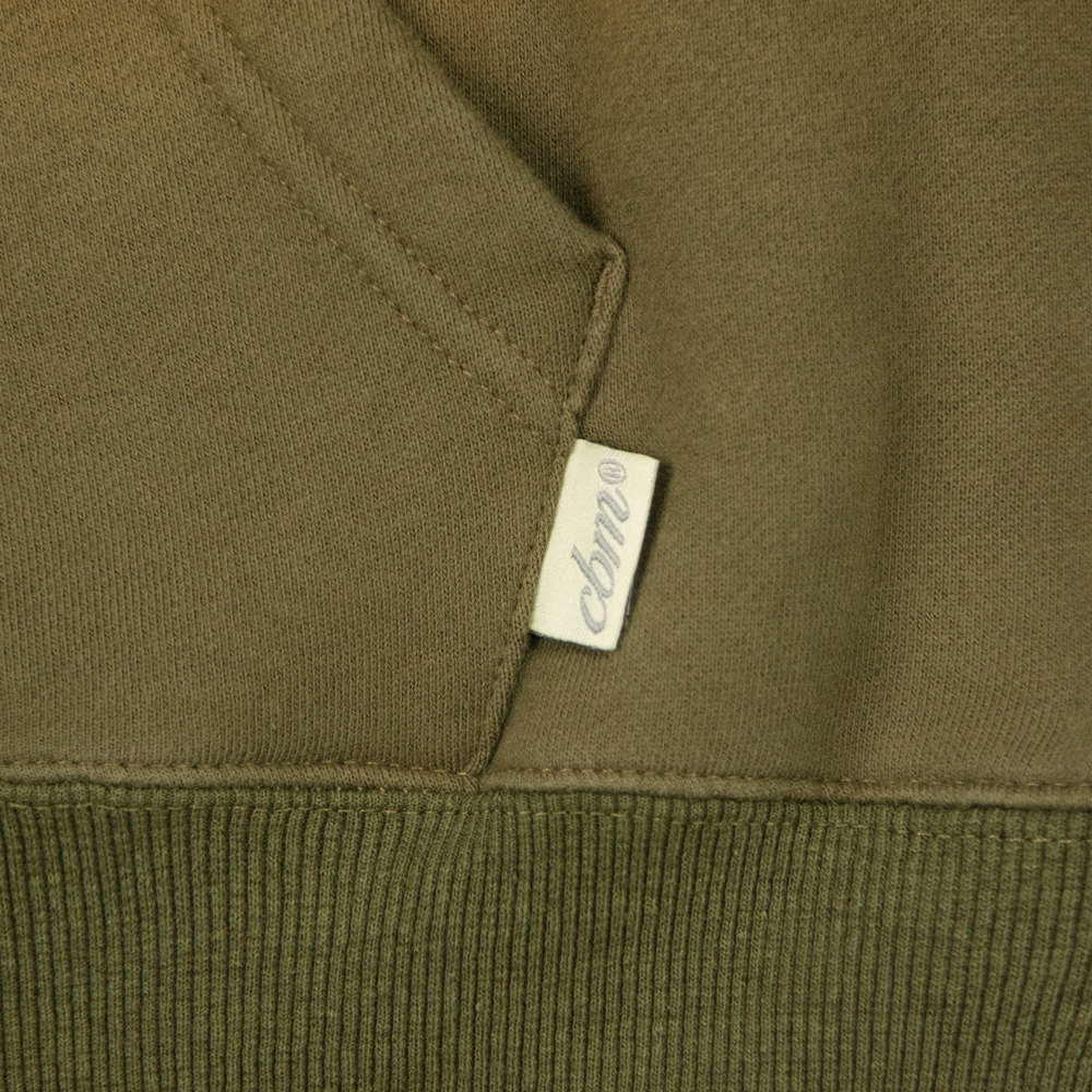 Heavyweight Zip Up - Khaki Wash