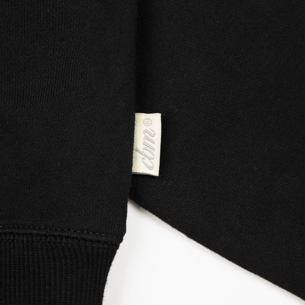 French Terry Sweatshirt - Black Ebony