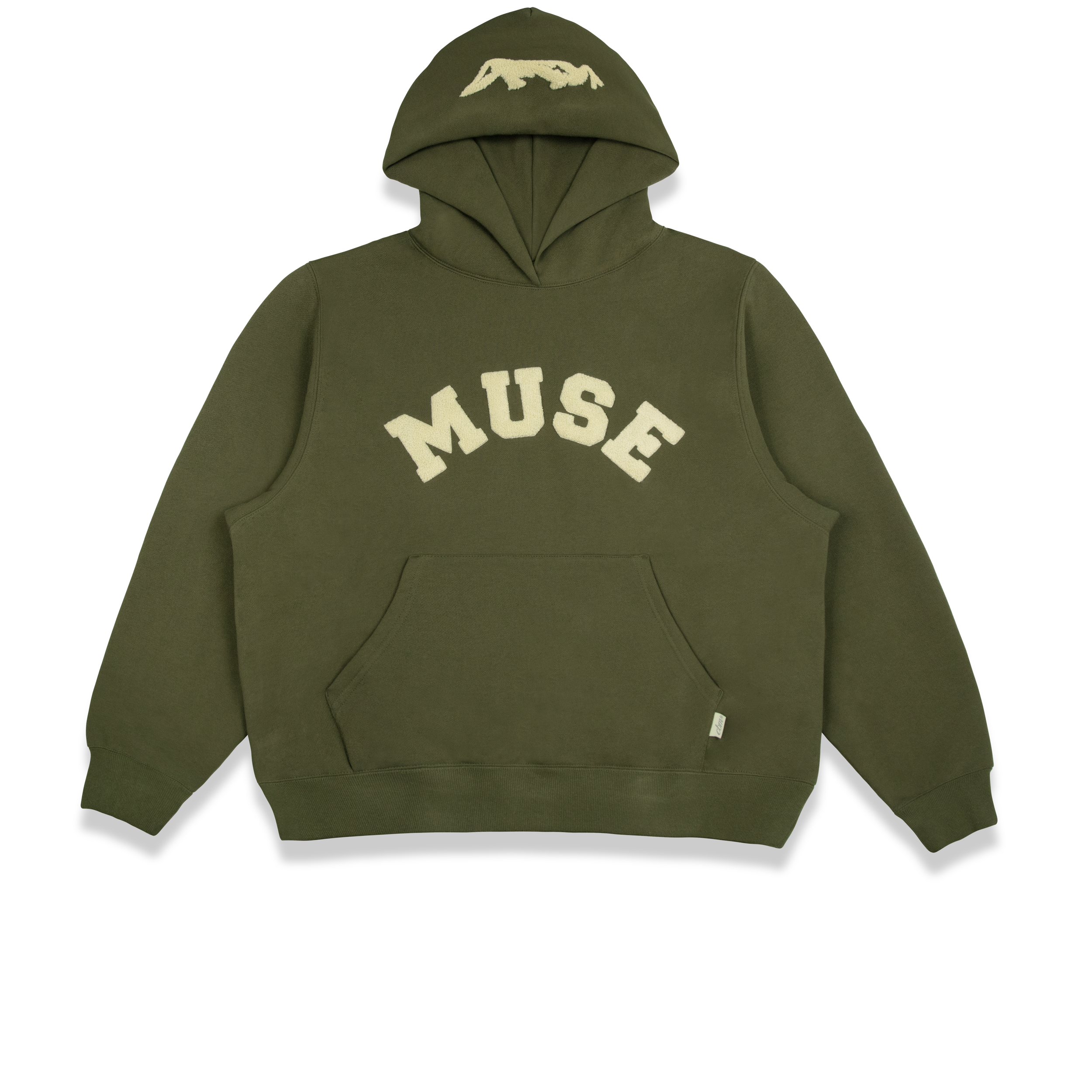 Heavyweight Chenille Hoodie - Moss