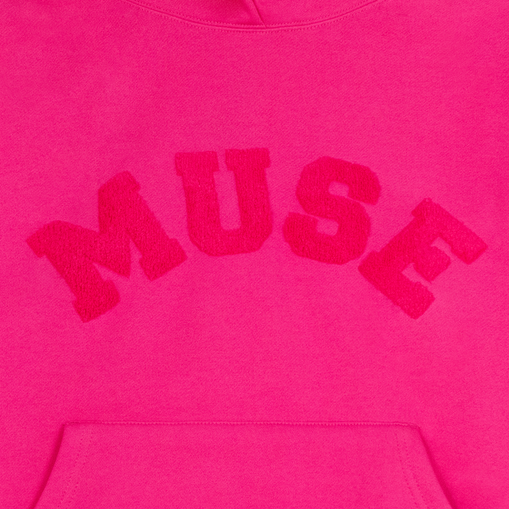 Heavyweight Chenille Hoodie - Taffy Pink