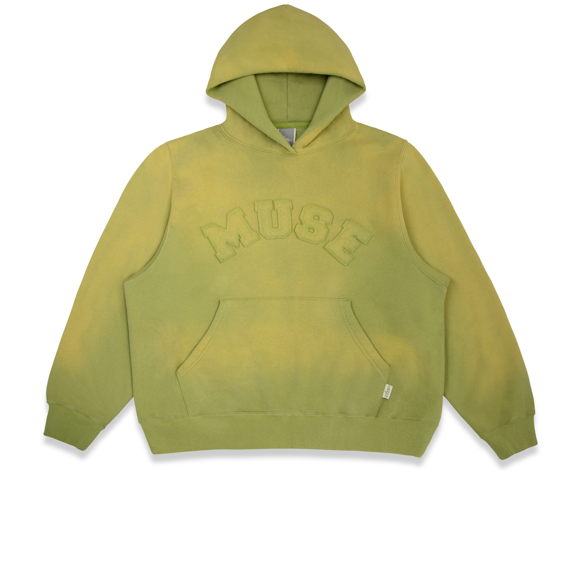 Sweat à capuche en chenille épaisse - Matcha