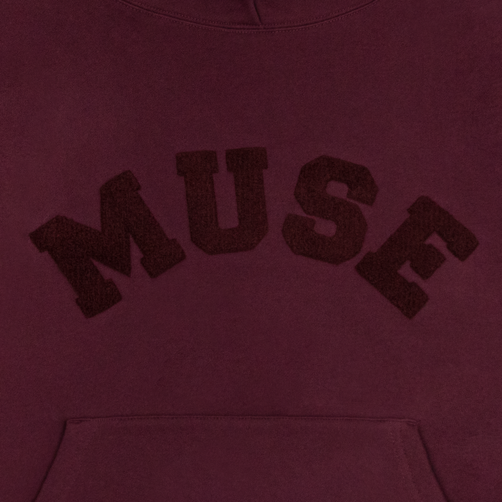 Heavyweight Chenille Hoodie - Plum