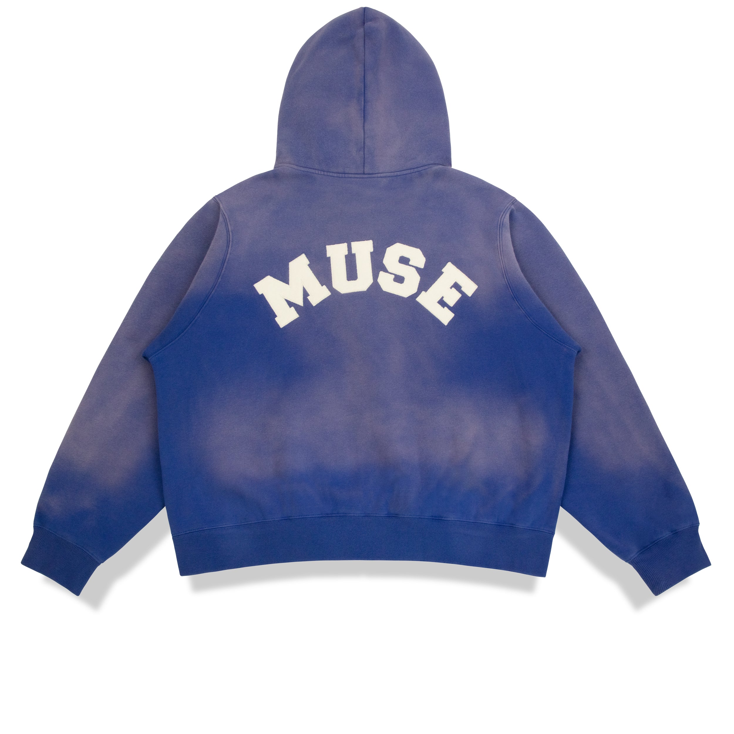 Heavyweight Wash Zip Up - Marine
