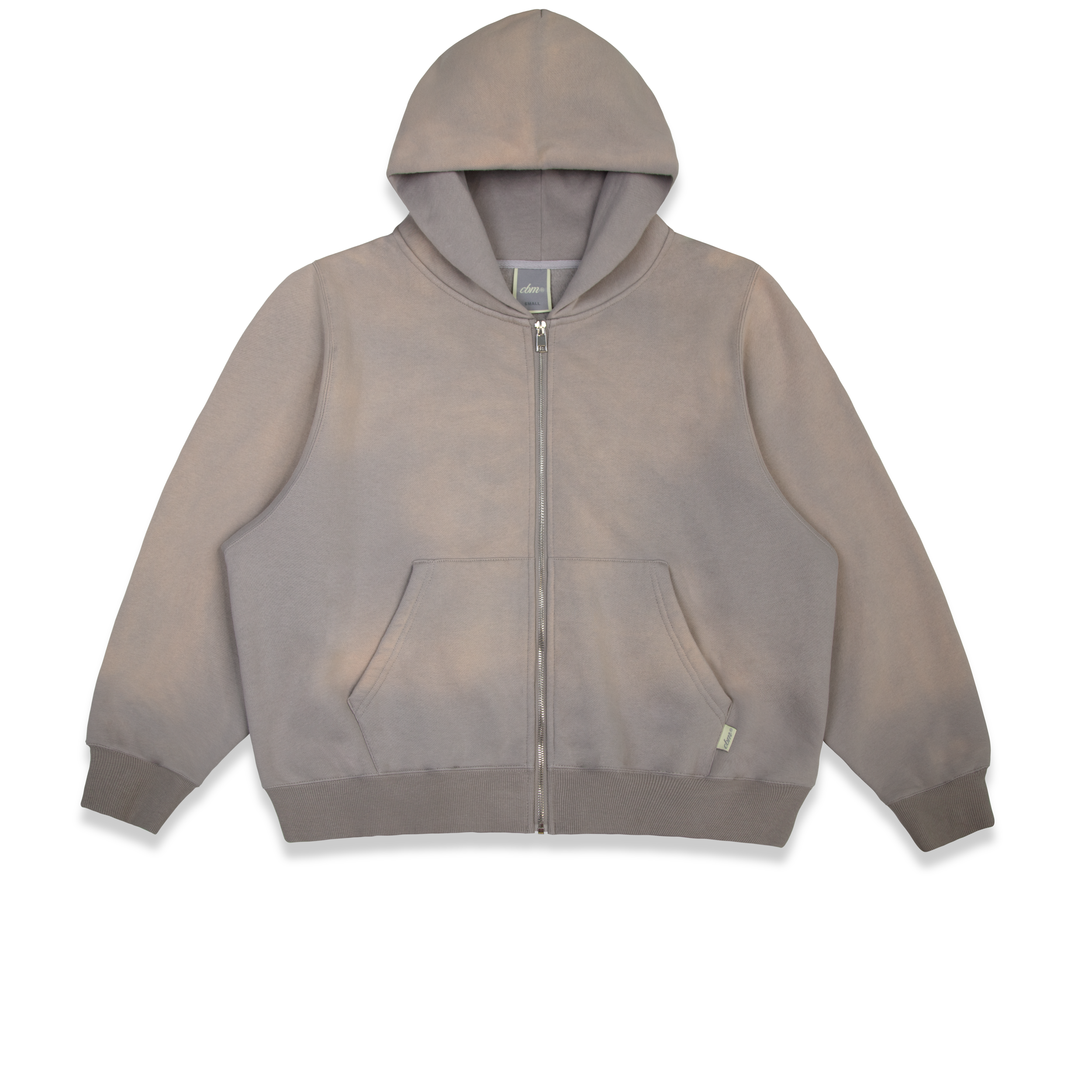 Heavyweight Zip Up - Greige